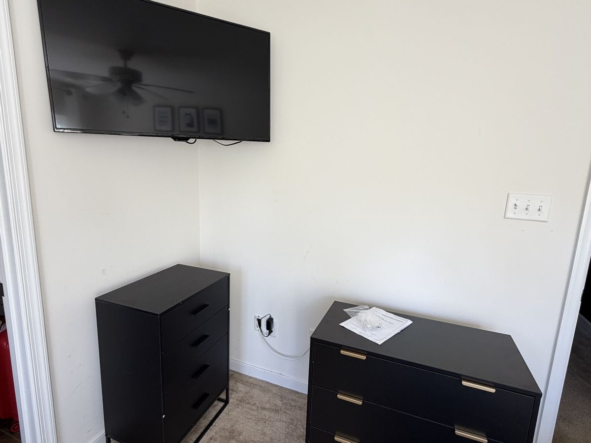 Bedroom set up